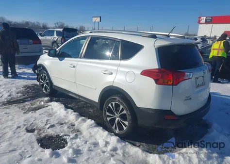 2015 Toyota Rav4 Limited from USA, damaged, VIN 2T3YFREV2FW161237